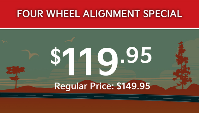 4-wheel alignment special