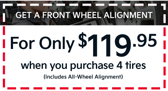 Get a front wheel alignment