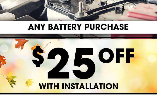 Battery Purchase With Installation