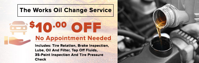 The Works Oil Change Service 