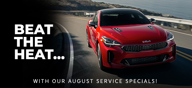 Beat the heat.. with our August service specials