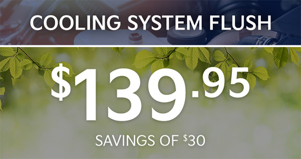 cooling system flush savings offer
