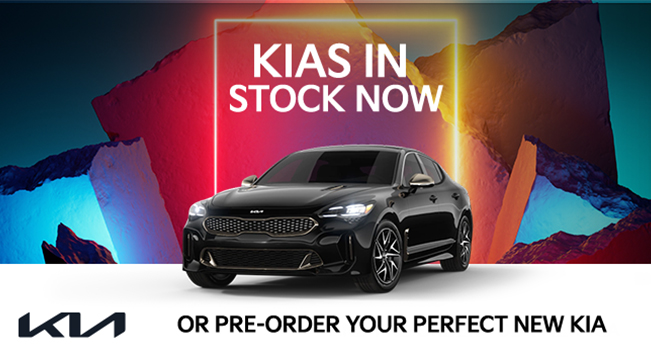 Kias in stock now - 0r Pre-Order your perfect new KIA