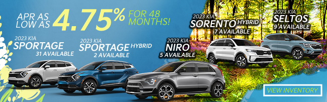 2023 KIA Sportage, Sportage hybrid, Seltos, Niro and Sorento hybrid