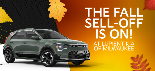 the fall sell-off is on at Lupient Kia of Milwaukee