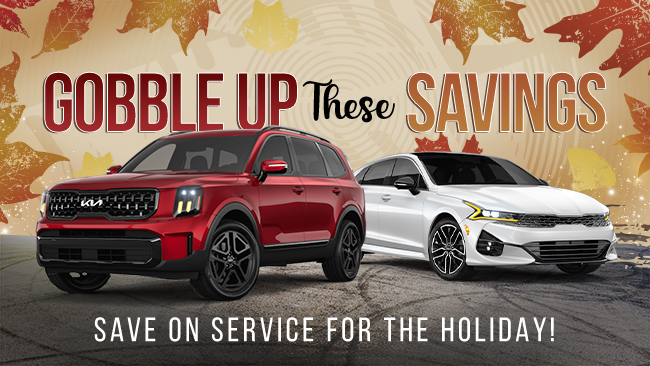 Gobble up these savings. Save on service for the Holiday!