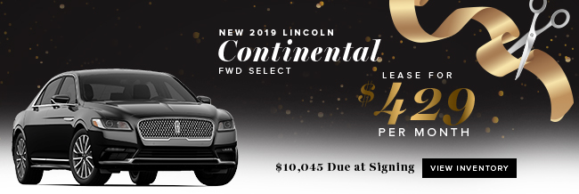 NEW 2019 Lincoln Continental FWD Select
