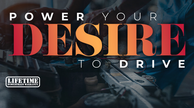 Power your desire to drive
