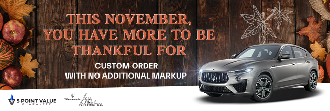 This November you have more to be Thankful for - Custom order with no additional markup