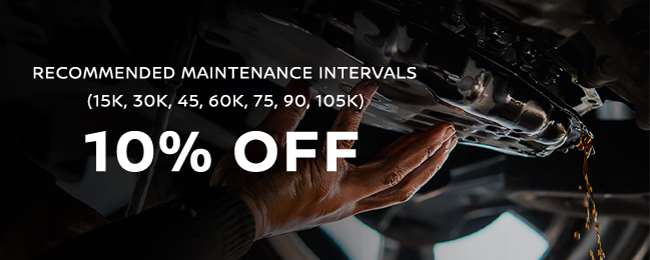 Recommended maintenance intervals