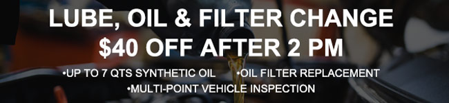 Lube, Oil & Filter Change offer