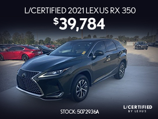 L-Certified 2021 Lexus RX 350