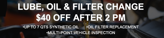 Lube oil and filter change 