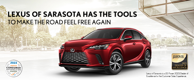 Lexus of Sarasota has the tools to make the road feel free again