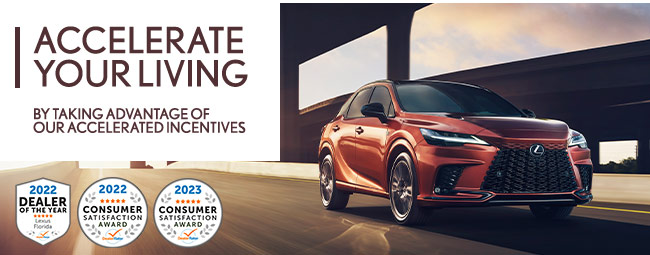 accelerate your living by taking advantage of our accelerated incentives