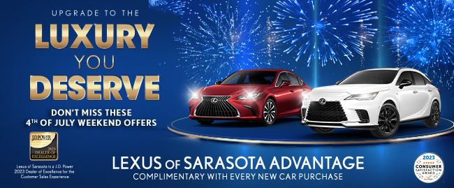 Theres nothing like the feeling of a new Lexus - Make that feeling yours at Lexus of Sarasota