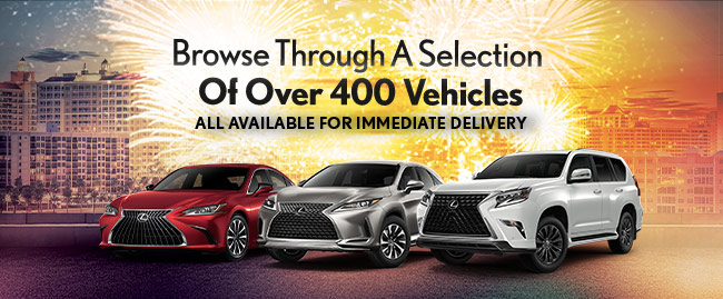 Browse Through A Selection of over 400 Vehicles - All Available for Immediate Delivery