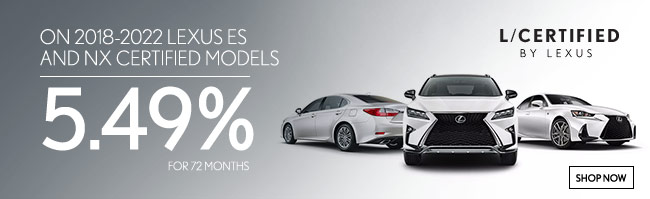 L-certified 2020 Lexus ES 350