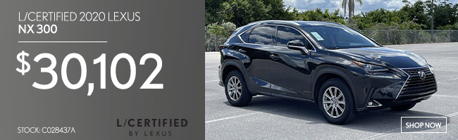 L-certified Lexus NX 300