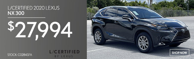 L-certified Lexus NX 300