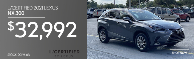 L-certified Lexus NX 300