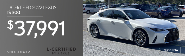 L-certified Lexus IS 300