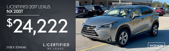 certified preowned Lexus