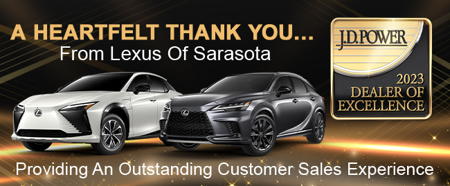 A heartfelt thank you from Lexus of Sarasota