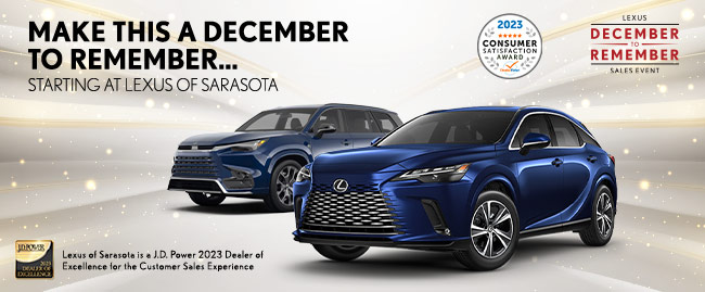 Were honored to serve you... at Lexus of Sarasota