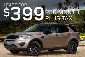 New 2016 Land Rover Discovery Sport
Lease for $339 per month, plus tax