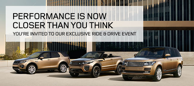 You’re Invited To Our Exclusive Ride & Drive Event