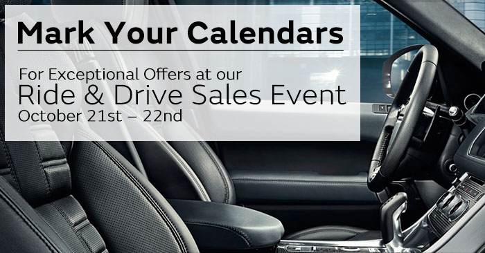 Ride and Drive Sales Event
