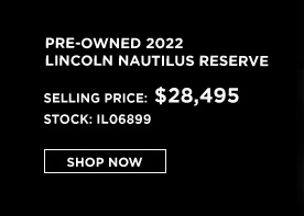 pre-owned Lincoln Nautilus Reserve