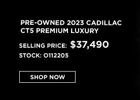 pre-owned Cadillac CTS premium luxury