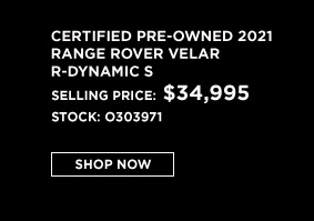 certified pre-owned Range Rover Velar