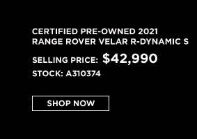 certified pre-owned Range Rover Sport