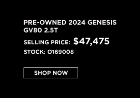 preowned Genesis offer