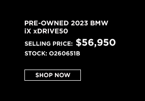 pre-owned BMW offer