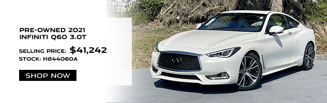 pre-owned 2021 Infiniti Q60 3.0T