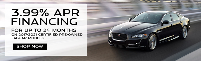 3.99 APR Financing on CPO Jaguar