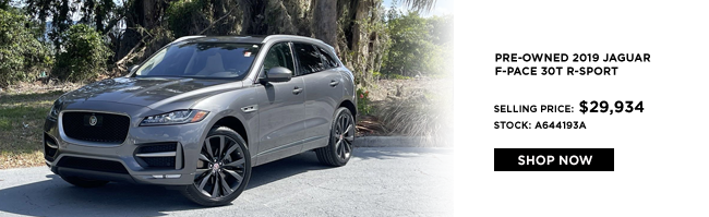 Pre-Owned 2019 Jaguar F-Pace 30T R-Sport