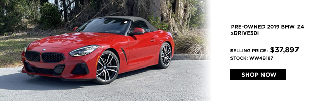 Pre-Owned 2019 BMW Z4 sDRIVE30i