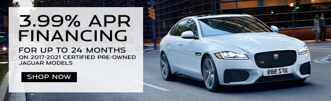 3.99 APR Financing on CPO Jaguar