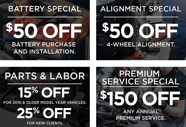 coupons and service offers