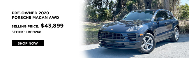 special offer on Porsche Macan