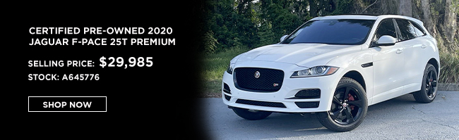 Certified Pre-Owned 2020 Jaguar F=Pace 25T Premium