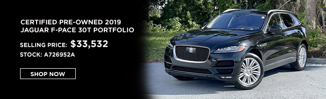 Certified Pre-Owned 2020 Jaguar F=Pace 30T Portifolio