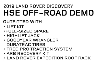 2019 Land Rover Discovery HSE Off-Road Demo