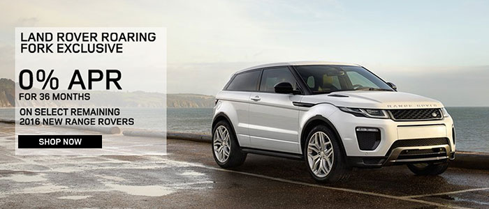 0% APR for 36 Months - On Select Remaining 2016 New Range Rovers