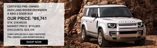 certified pre-owned Land Rover
